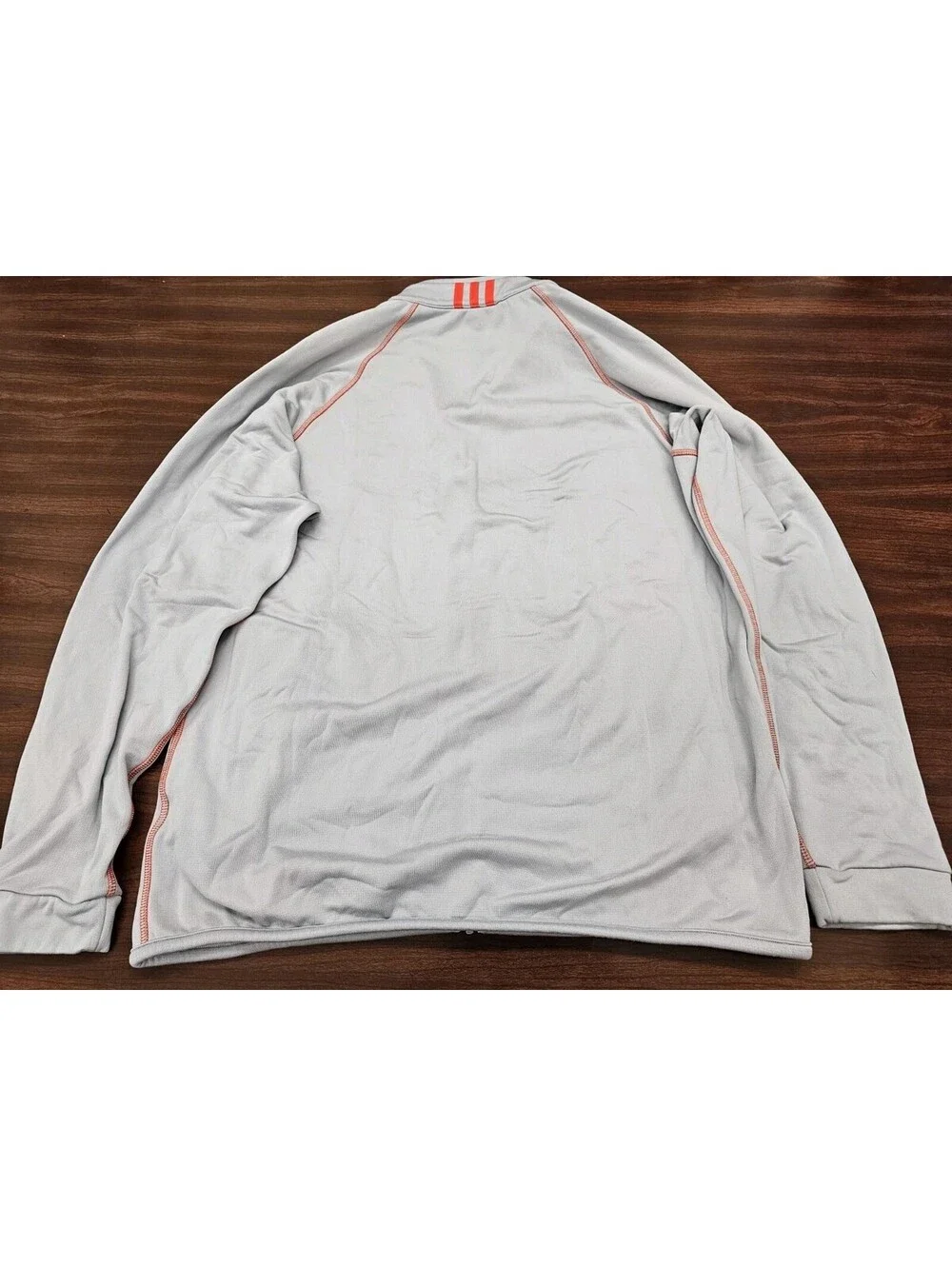 Adidas ClimaWarm+ Men Gray Full-Zip Hoodie Sweatshirt Medium Gorpcore Athleisure